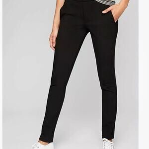 Athleta Black Ponte Skinny Lifestyle Travel Pant Size 2